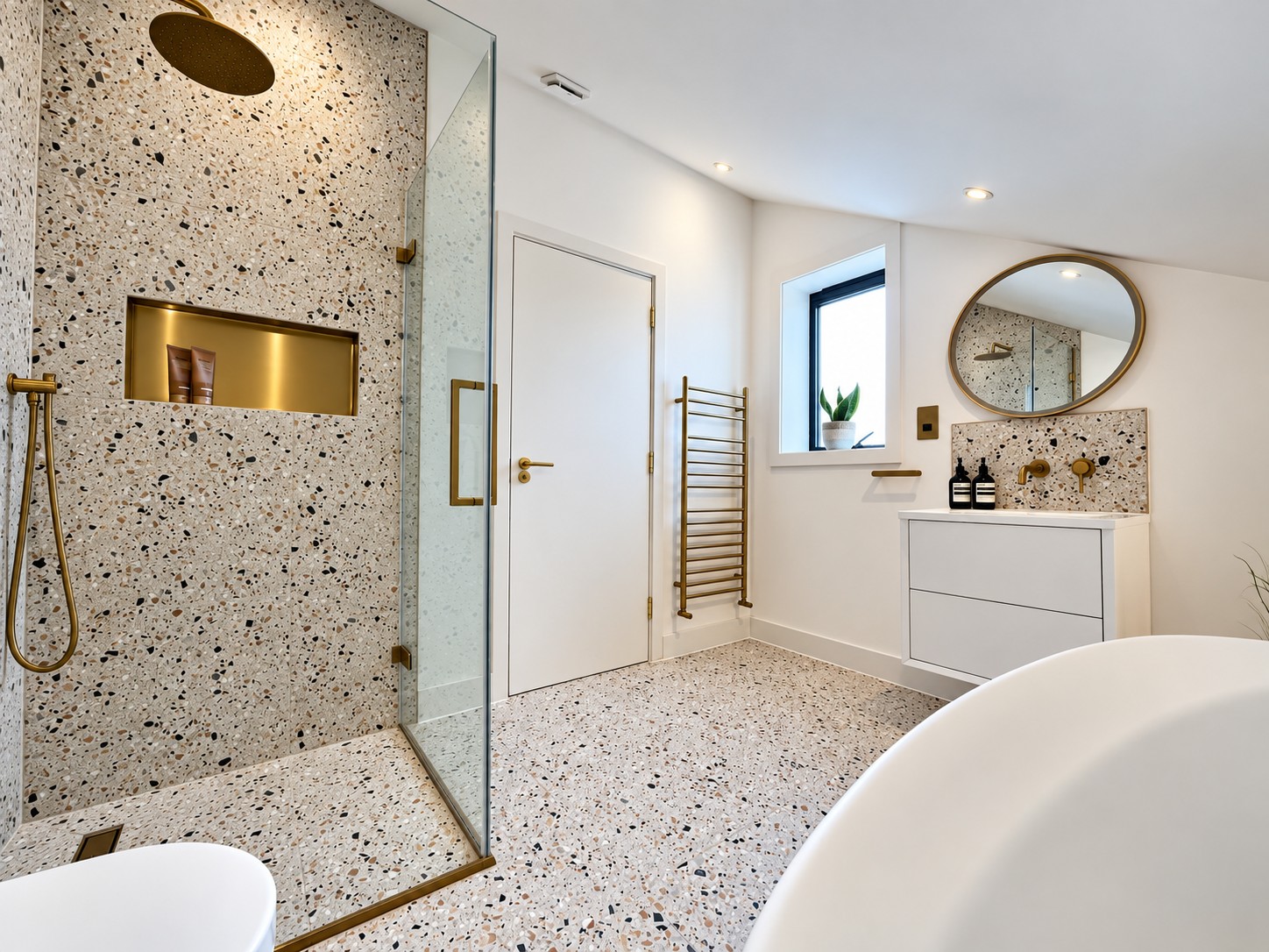 Finished bespoke bathroom featuring Lusso products in Broadstairs, Kent